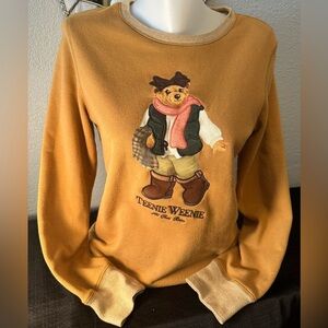 Vintage Rare 90s/Y2K Teenie Weenie Bear Sweatshirt Jumper Size Medium